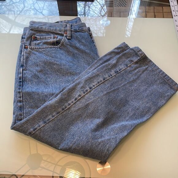 Wrangler jeans 39x29 blue regular fit laying flat approximately 35 waist - Picture 12 of 12